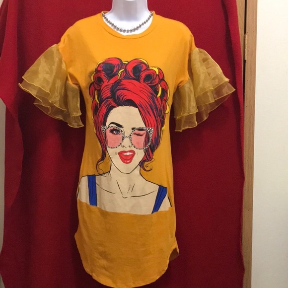 hearts Tops - Pop art fashion shirt